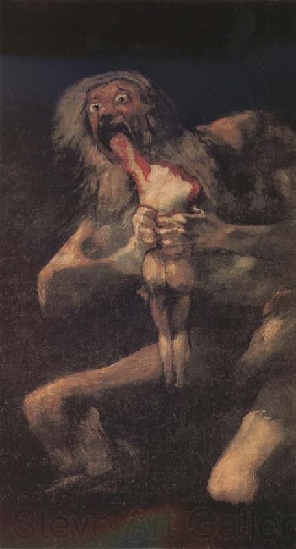 Francisco Goya Saturn devouring his children Spain oil painting art